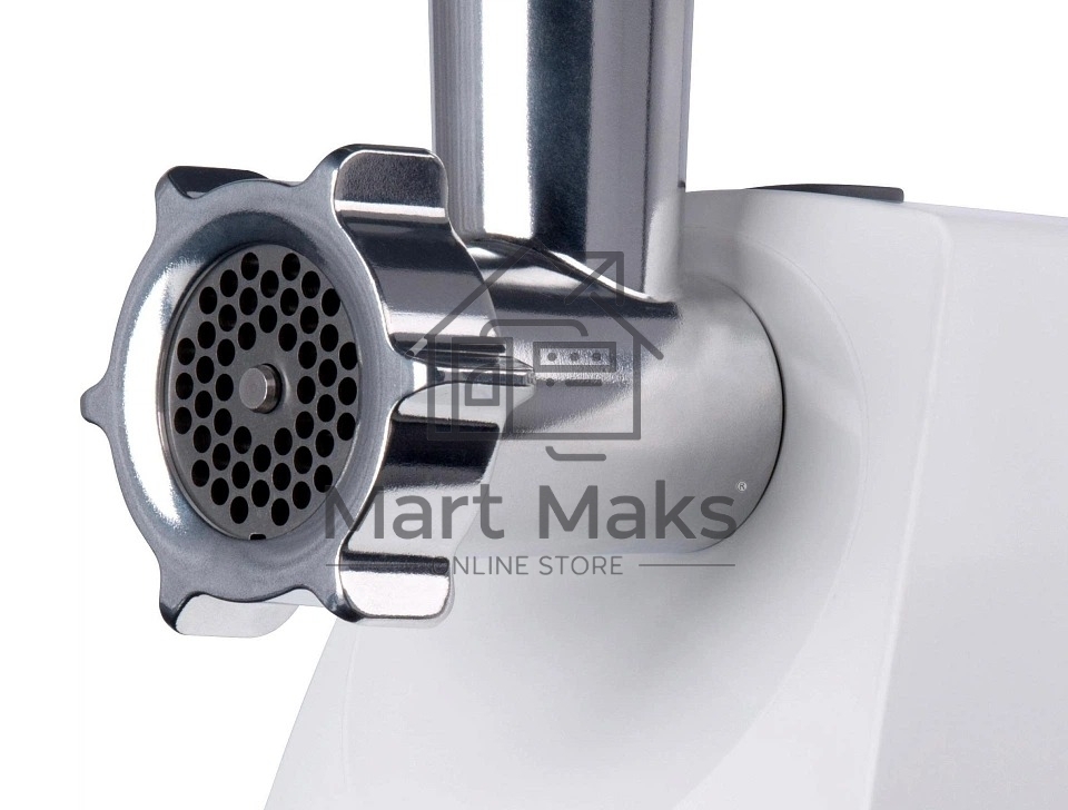 Мясорубка электрическая Kenwood MG 360 белый, 1400 Вт, 1.5 кг/мин, реверс, насадки - 5