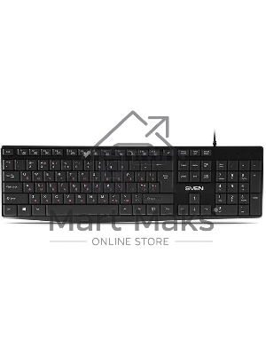 Клавиатура SVEN KB-S305 проводная, USB Type-A, чёрный