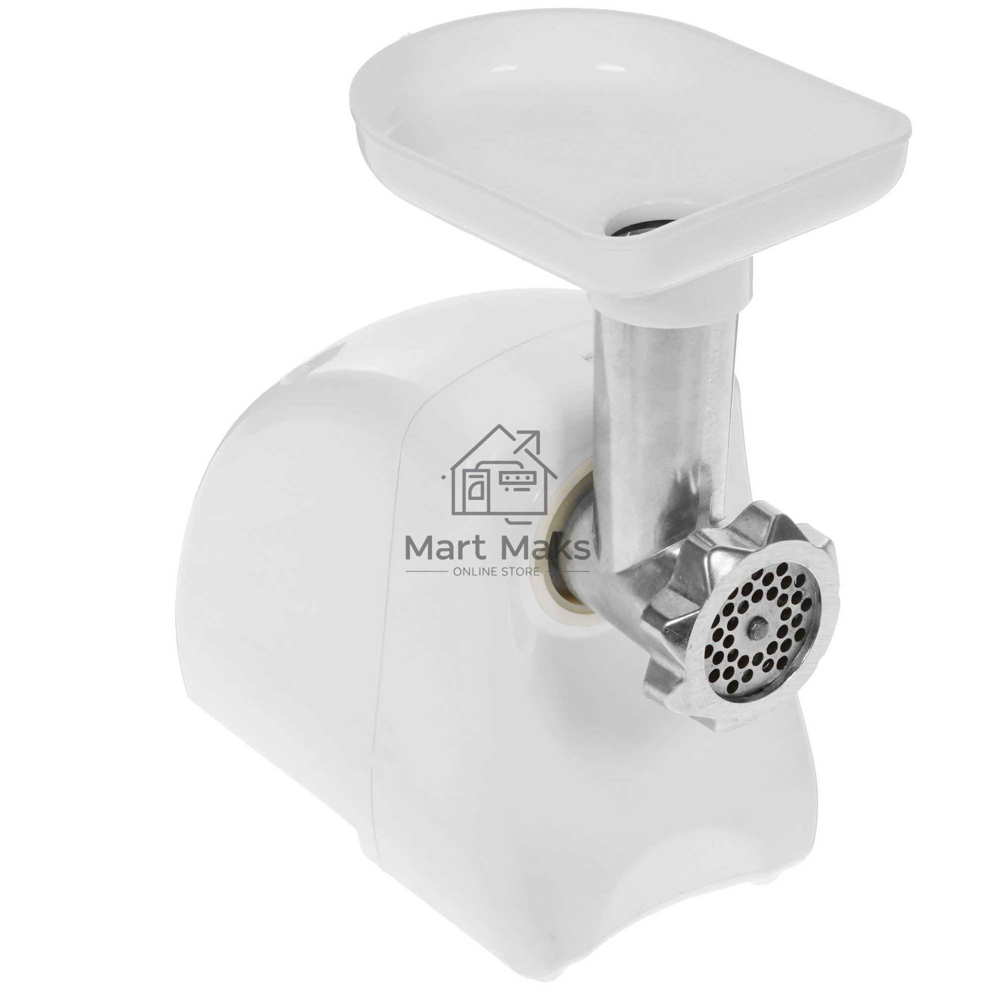 Мясорубка электрическая Ротор Экстра-Р ЭМШ 35/250-3 белый, 1500 Вт, 0.6 кг/мин, реверс, насадки - 4