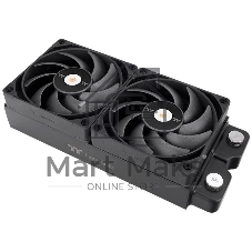 Вентилятор для корпуса Thermaltake Toughfan 14 Pro черный (2 шт.), 140 мм, 500-2000 об/мин, 31.6 дБ, 4 pin PWM, без подсветки