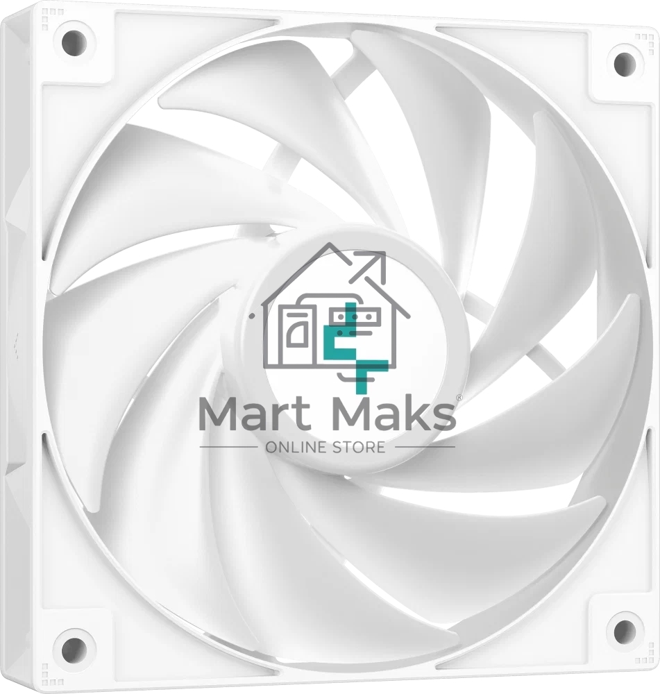 Кулер для процессора DEEPCOOL AG620 DIGITAL WH ARGB белый, 120 мм, алюминий/медь, 1950 об/мин, 29.4 дБ, 4 pin, 260 Вт, 161 мм