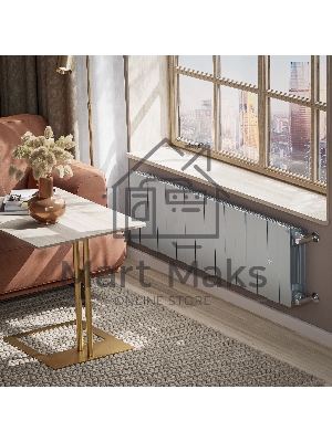 Радиатор биметаллический Royal Thermo PianoForte 300 Серебристый - 16 секц.