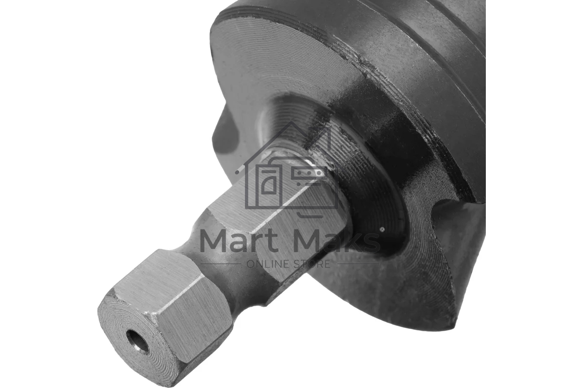 Сверло ступенчатое Denzel 9-12-15-18-21-24-27-30-33-36 мм, Р6М5, 6-гр. хвостовик 723605