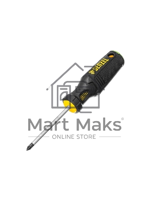 Отвертка Denzel PZ1x75 мм, S2, 3к рукоятка