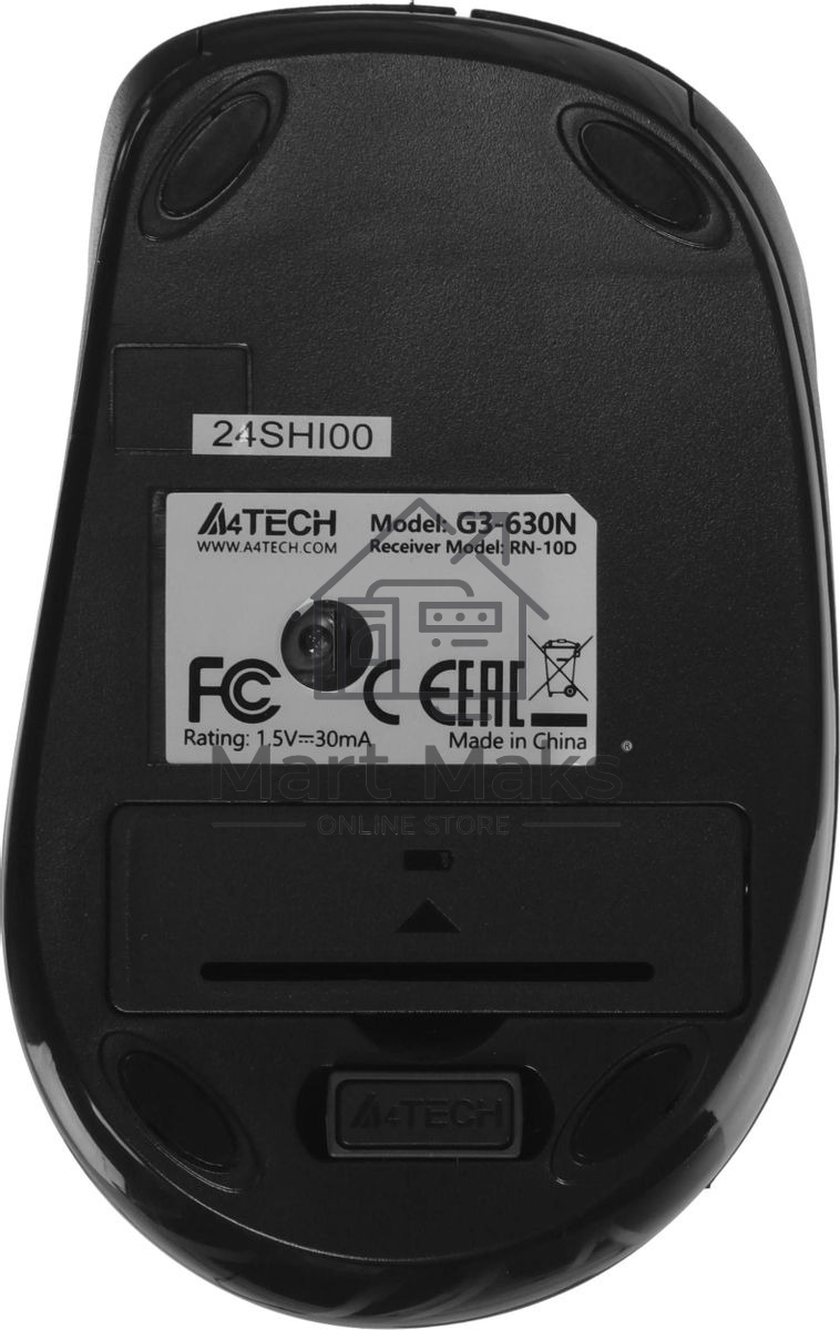 Комплект (клавиатура и мышь) A4Tech 7100N, USB, беспроводной, черный