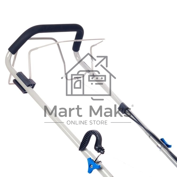 Бензиновая газонокосилка HYUNDAI L 4310S двигатель HYUNDAI ICV150,4-х такт, 3,5 л.с./149 см3, 43 см, 225-75 мм, 32 кг