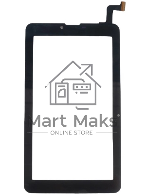Сенсорное стекло (тачскрин) для Prestigio Wize 1177 4G, черное