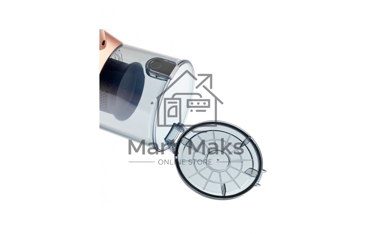 Пылесос вертикальный BRAYER BR4261 бежевый, питание от аккумулятора, 80 Вт, уборка сухая, пылесборник 1 л, работа от АКБ max 35 мин