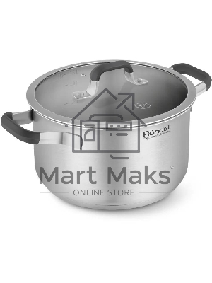 Кастрюля Rondell Stolz RDS-1753, 3.2л, 20см, с крышкой, сталь
