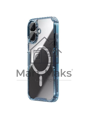 Чехол Nature TPU Pro Magnetic Case, синий, (AP iP16)