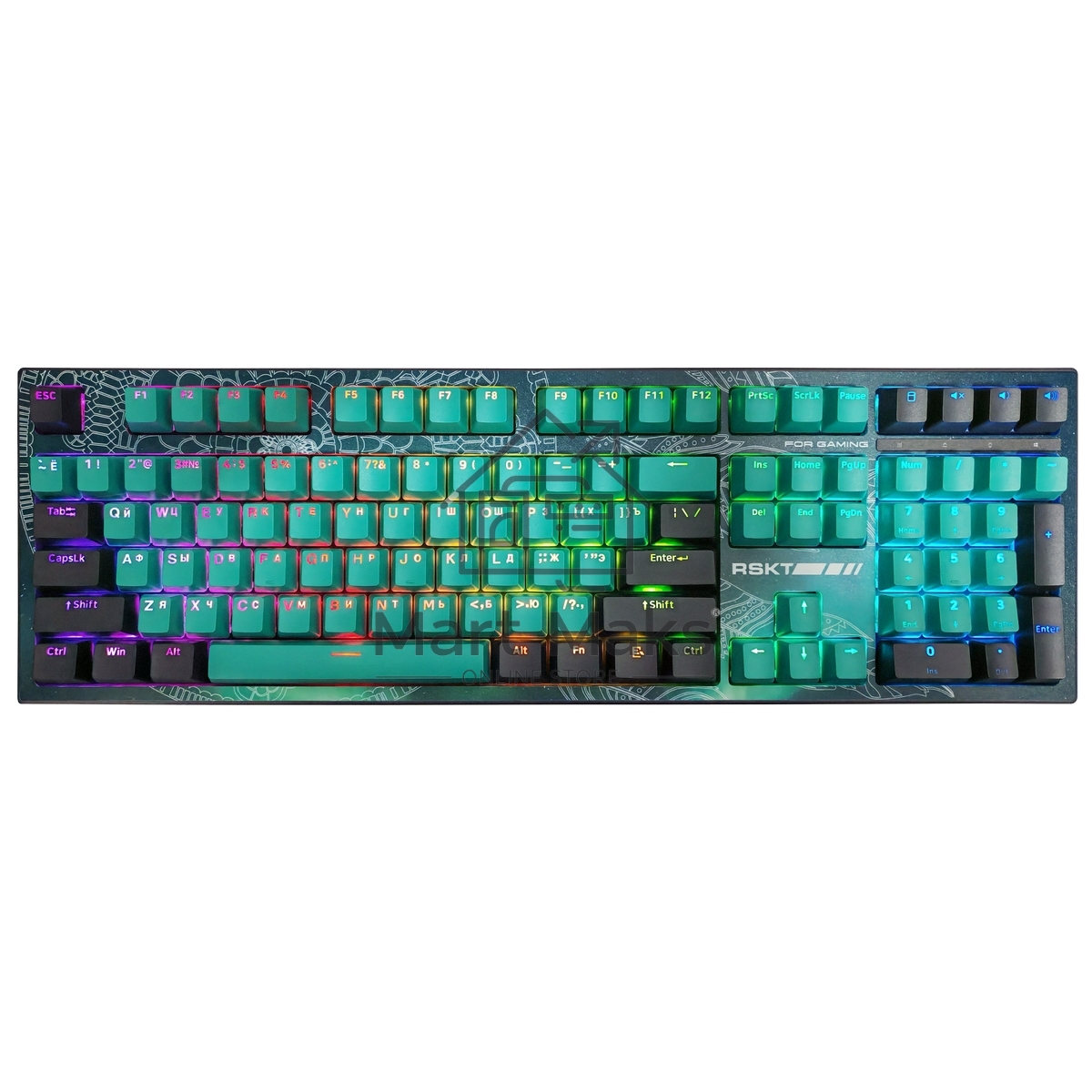 Клавиатура Raskat KM002 UV GREEN
