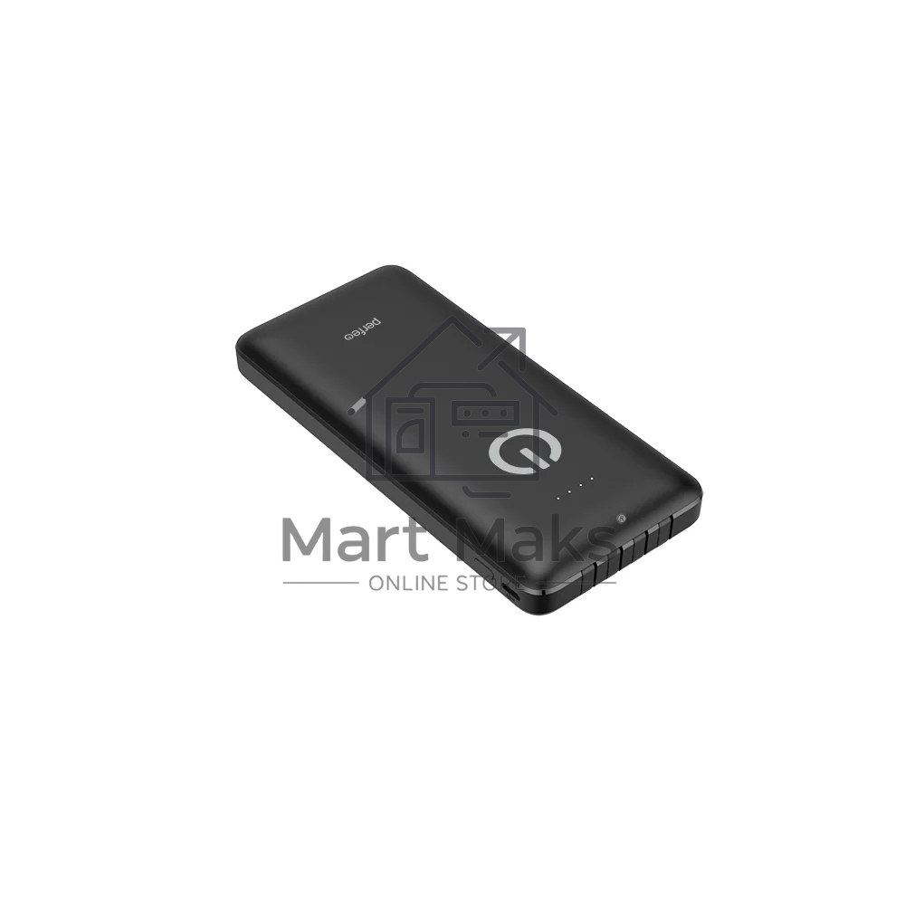 Портативный аккумулятор Powerbank Perfeo ABSOLUTE 10000mah In Micro usb,USB /Out USB,Micro usb,Type-C,Lightning, 2.1А/ Black (PF_B4878)