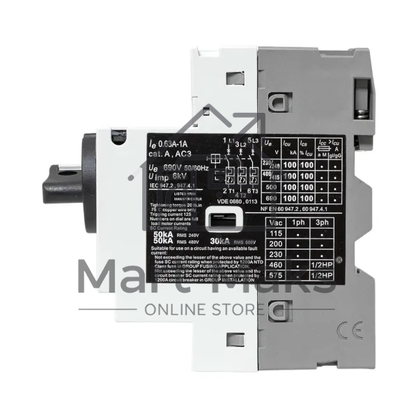 Выключатель автоматический для защиты двигателя GV2P 0.63-1А EKF gv2pm-1.0