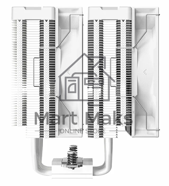 Кулер для процессора DEEPCOOL AG620 DIGITAL WH ARGB белый, 120 мм, алюминий/медь, 1950 об/мин, 29.4 дБ, 4 pin, 260 Вт, 161 мм