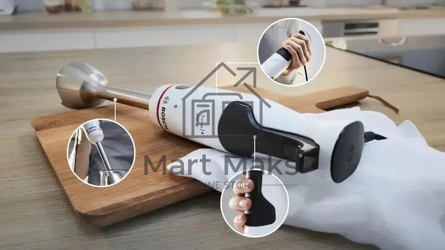 Блендер погружной Bosch MSM4W421 800Вт белый