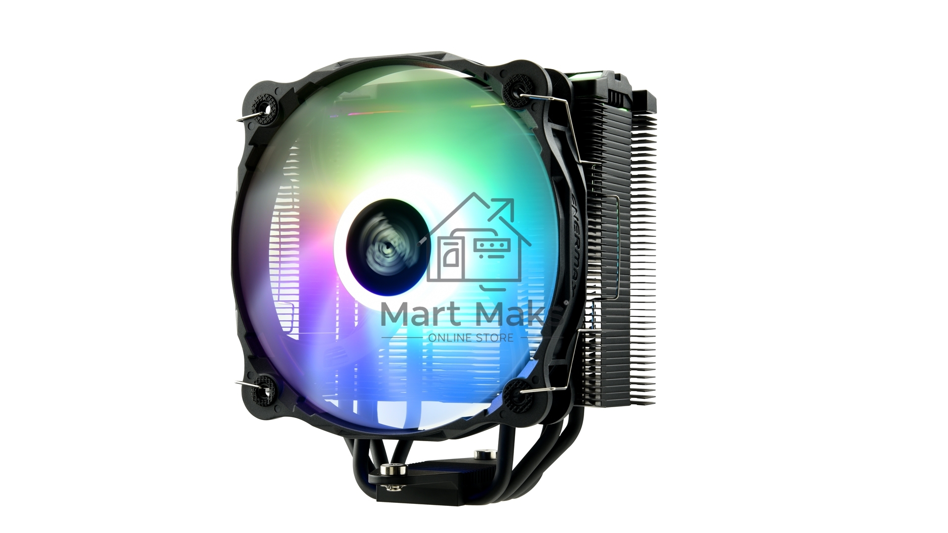 Кулер для процессора Enermax F40 ARGB Edition черный, 140 мм, алюминий/медь, 1200 об/мин, 23 дБ, 4 pin, 200 Вт, 158 мм