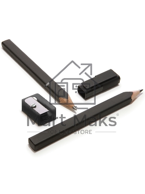 Набор карандашей чернографитных Moleskine DRAWING SET EW1PSA 2B блистер 2 карандаша + точилка