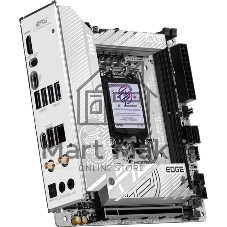 Материнская плата MSI MPG B860I EDGE TI WIFI, LGA 1851, Intel B860, 2xDDR5 (до 128 ГБ), 2xSATA, 2xM.2 (1xPCIe 5.0, 1xPCIe 4.0/SATA), 1xPCIe 5.0 x16, 1xHDMI, 1x5Gb LAN, Wi-Fi 7, Bluetooth 5.4, 1xUSB-C 40Gbps (Thunderbolt 4), 1xUSB-C 10Gbps, 1xUSB-A 10Gbps, 4xUSB-A 5Gbps, 2xUSB-A 2.0, 3x3.5 мм + S/PDIF оптический, 7.1, белый/серебристый, Mini-ITX