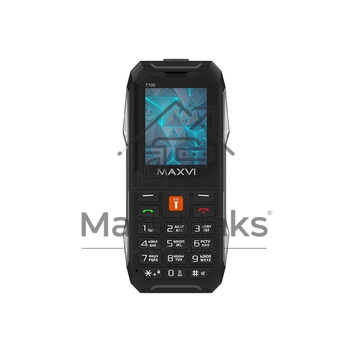 Мобильный телефон Maxvi T100 черный