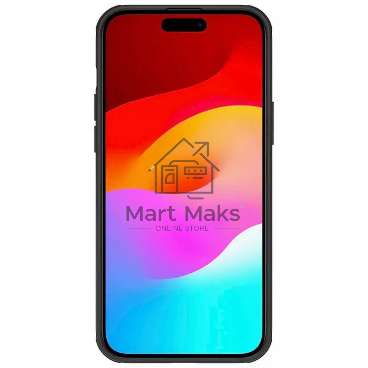 Чехол Super Frosted Shield Pro, черный, (AP IP15 Plus)