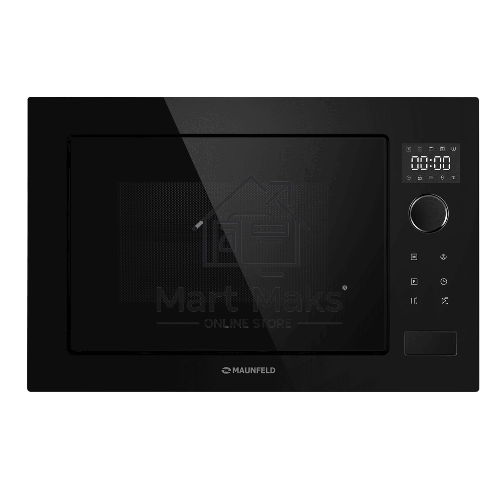 Микроволновая печь встраиваемая Maunfeld XBMO251GB Glossy черный, 25 л, 900 Вт, переключатели - поворотный механизм/сенсор