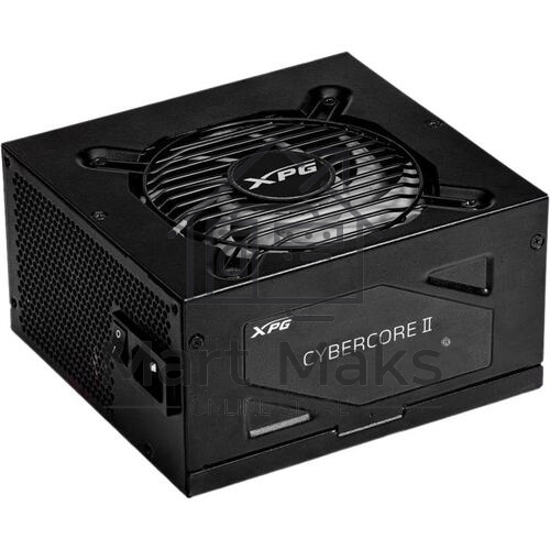 Блок питания ADATA XPG CYBERCORE II 1300W RTL (CYBERCOREII1300P-BKCEU), 1300Вт, 80 PLUS Platinum, 120мм, модульный, черный