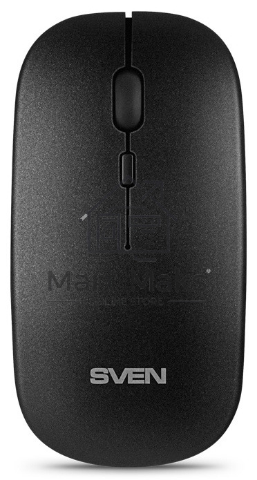 Мышь беспроводная SVEN RX-565SW темно-серый, 1600 dpi, радиоканал, USB, кнопки - 4