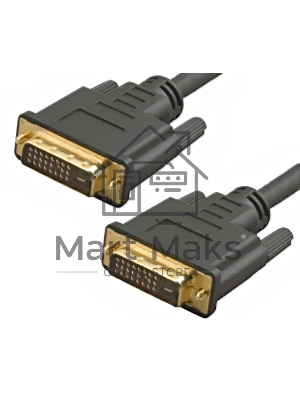Кабель 5bites APC-096-020 DVI M/DVI M (24+1) double link, зол.разъемы, ферр.кольца, 2м.