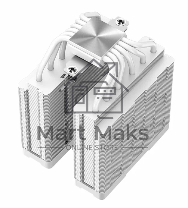 Кулер для процессора DEEPCOOL AG620 DIGITAL WH ARGB белый, 120 мм, алюминий/медь, 1950 об/мин, 29.4 дБ, 4 pin, 260 Вт, 161 мм