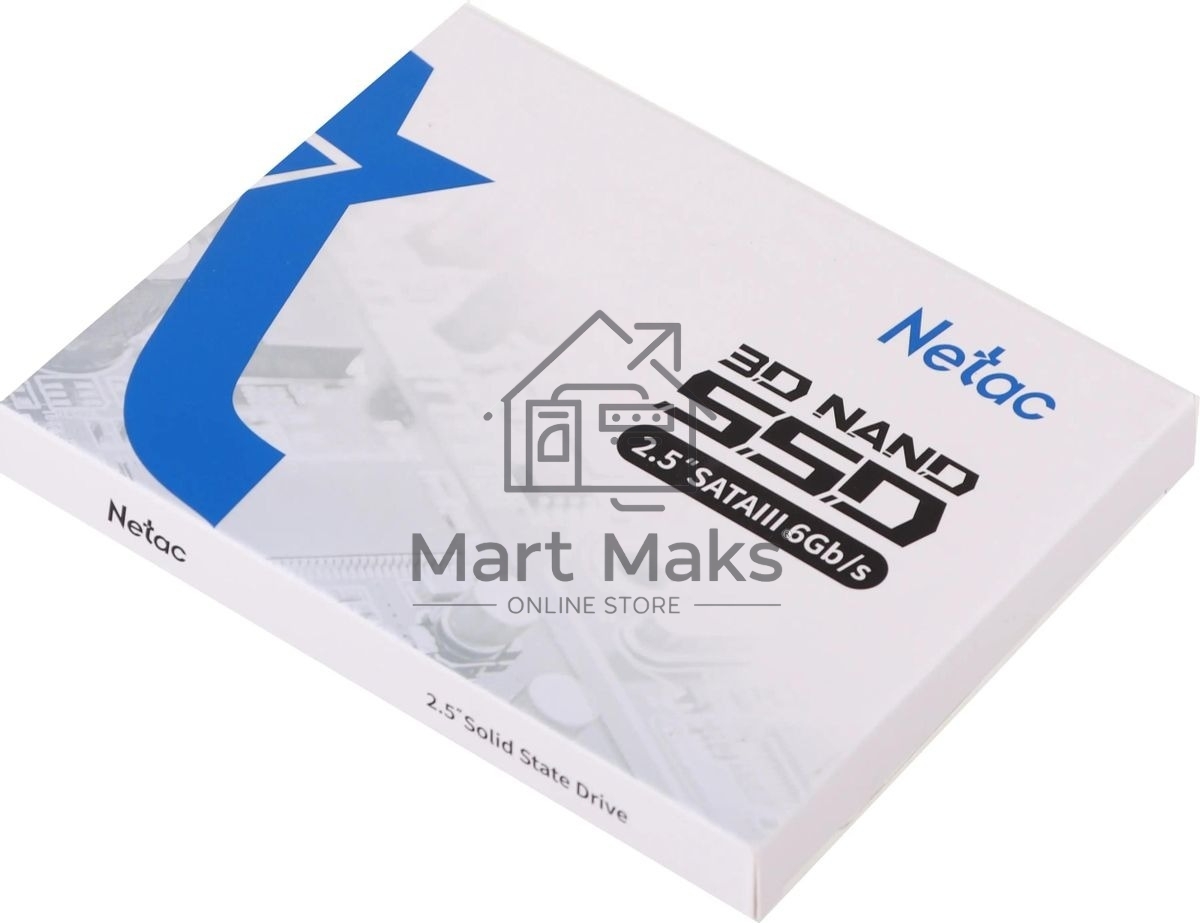 Накопитель SSD Netac N600S, 2TB, SATA III, 2.5