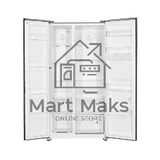 Холодильник Kraft KF-MS5701XI серый двухкамерный 372/198л морозилка сбоку, Side by Side