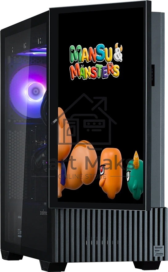 Компьютерный корпус Zalman Z10 DS без БП черный