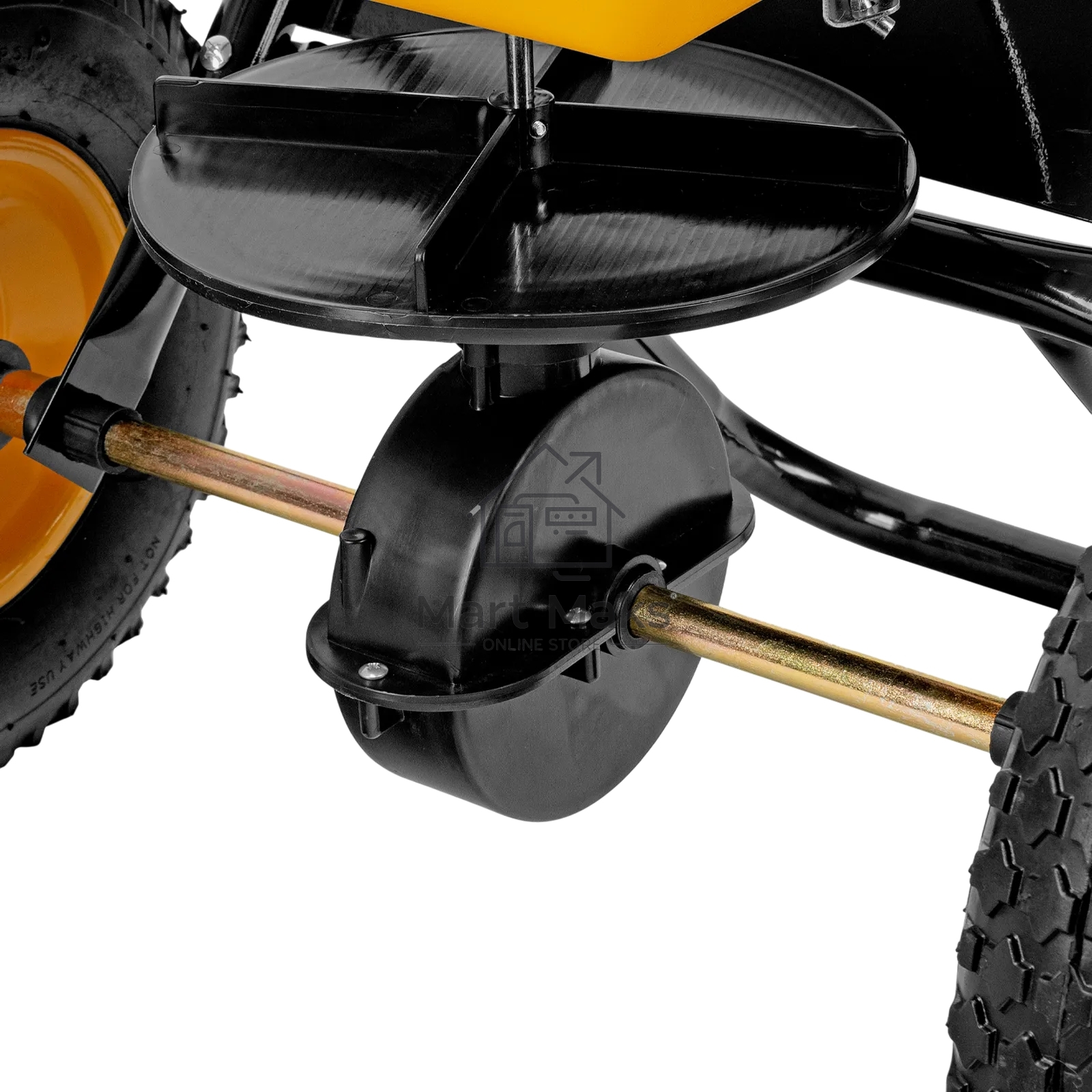 Механическая сеялка на колесах Denzel 45 л