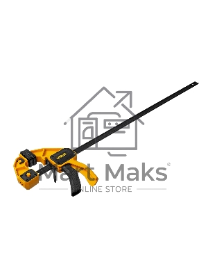 Струбцина Denzel F-образная, быстрозажимная, 600 х 80 мм, усиленный нейлоновый корпус