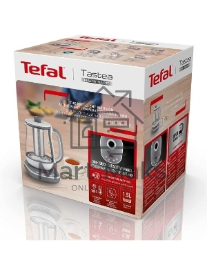 Чайник электрический Tefal BJ551B10 1.5  л, 1430 Вт, белый/серый