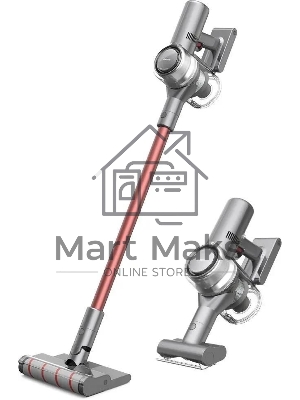 Пылесос вертикальный Dreame V11 серебристый, питание от аккумулятора, 150 Вт, уборка сухая, пылесборник 0.5 л, работа от АКБ max 90 мин