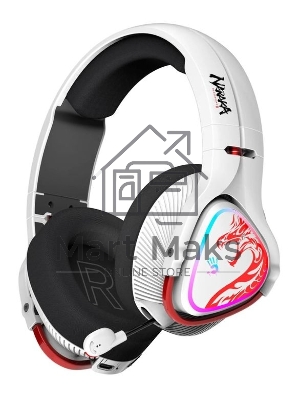 Гарнитура беспроводная с микрофоном A4Tech Bloody MR720 белый/красный мониторные BT/Radio оголовье (MR720 NARAKA)