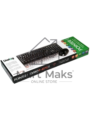 Комплект клавиатура+мышь Dialog KMROP-4010U беспроводной, USB, 1600 DPI, чёрный