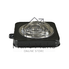 Плита настольная электрическая BLACKTON Bt HP101S чёрный, 1 кВт, ТЭН, конфорки - 1, эмаль, поворотные переключатели