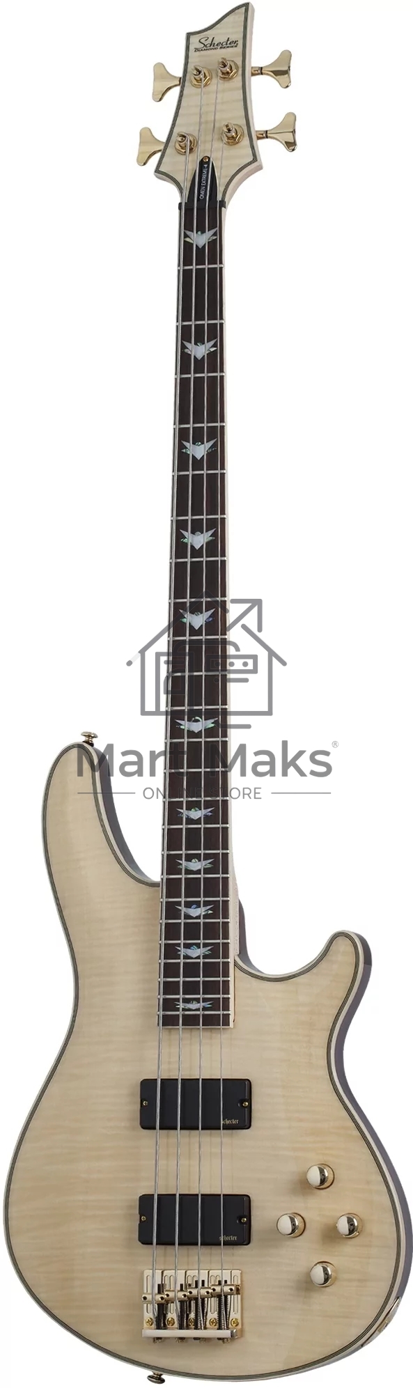 Бас-гитара SCHECTER OMEN EXTREME-4 GNAT бас-гитара 4-струнная, цвет Gloss Natural (GNAT)
