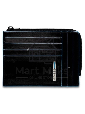 Чехол для кредитных карт Piquadro Blue Square PU1243B2R/N черный натур.кожа