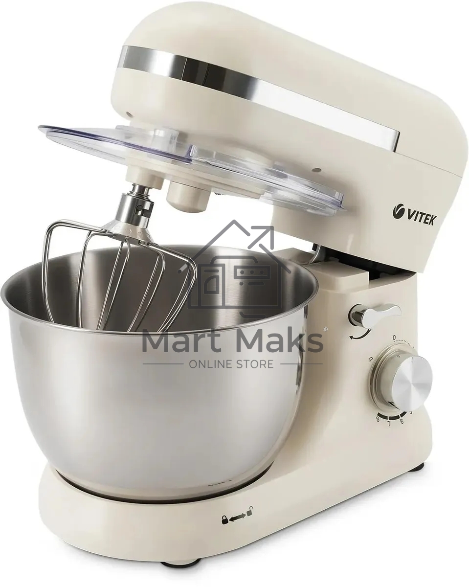Миксер планетарный Vitek VT-PM0110 1500Вт кремовый