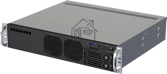 Серверный корпус Ablecom 2U chassis; ATX, Micro-ATX, Mini-ITX MBs; 2 x 3.5''hs + 2 x 3.5'' internal + 1 x 2.5'' internal; flex ATX 500W; no rails