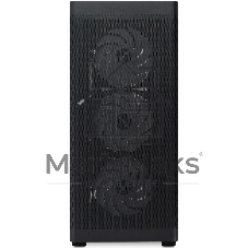 Компьютерный корпус HSPD M520, Mesh Mid Tower, черный, slide TG, 0.45 SPCC, 4x120мм ARGb ATX, mATX, mITX 160/330/184мм 2x2.5