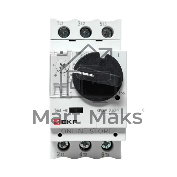 Выключатель автоматический для защиты двигателя GV2P 0.63-1А EKF gv2pm-1.0