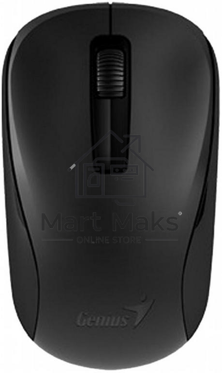 Мышь беспроводная Genius NX-7005 черный, 1200 dpi, радиоканал, USB, кнопки - 3