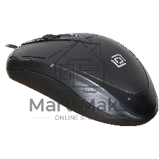 Мышь проводная Oklick 125M черный оптическая (1200dpi) USB (2but)