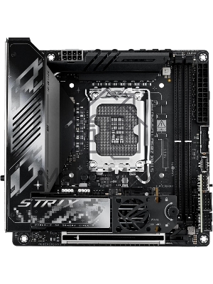 Материнская плата ASUS ROG STRIX Z890-I GAMING WIFI, LGA1851, Intel Z890, 2xDDR5, 2xSATA, 2xM.2, 1xPCI-E 5.0 x16, 1xHDMI, 2xThunderbolt 4, 1x2.5Gb LAN, 9xUSB-A, 1xUSB-C, 5.1, Mini-ITX