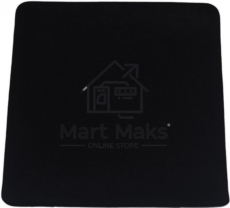 Коврик для мышки Raskat Black S (350*300, резина+ткань, прошитый край)