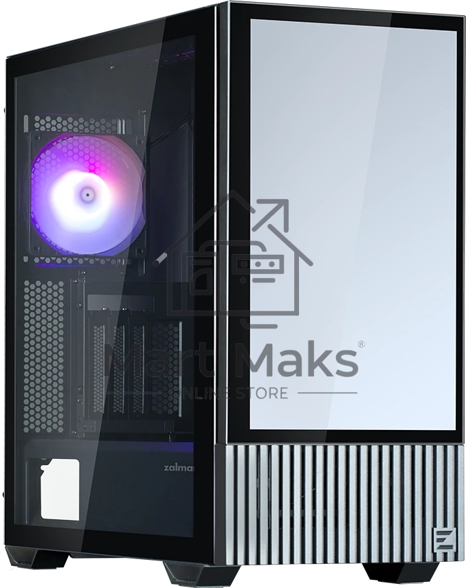 Компьютерный корпус Zalman Z10 DS без БП черный